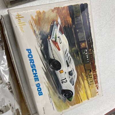Heller 1/24 PORSCHE 908 907 Kit in box rare Long Tail 1968-1969