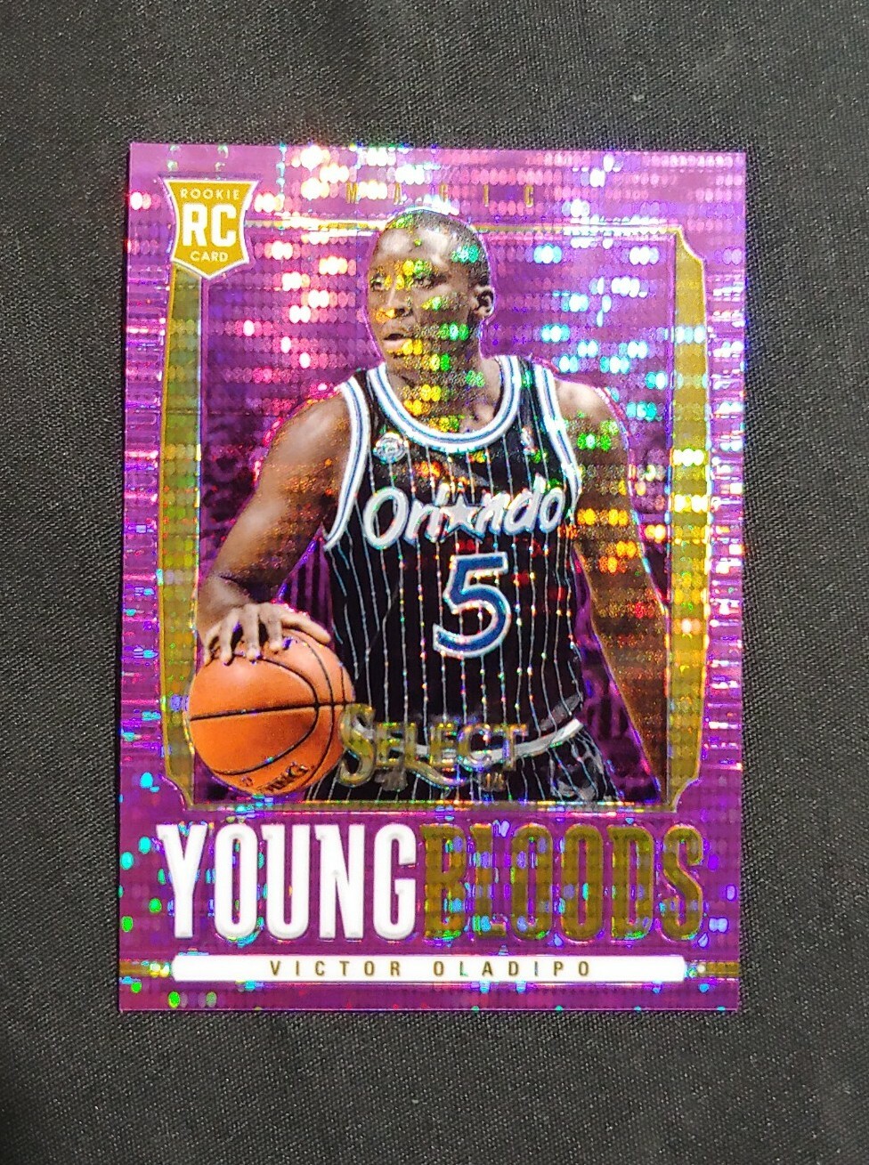 VICTOR OLADIPO 2013-14 Select Young Bloods Purple Prizm /99 Rookie RC Heat Magic