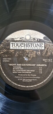 Ananta. Night and Daydream. 1978 1st press vinyl lp Promo Copy