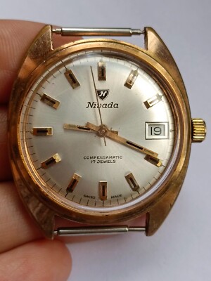 Vintage NIVADA Compensamatic 17 Jewels AS ST 1950/51 | eBay