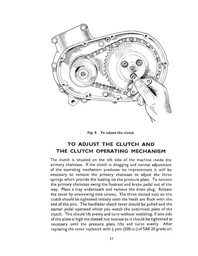 Triumph Owners Manual Book 1963 Tiger Cub T20, T20SS & T20SH - Picture 8 of 12