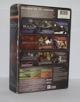 HALO Triple Pack Sur Xbox – Édition PAL ITA, Sous Cellophane D'origine