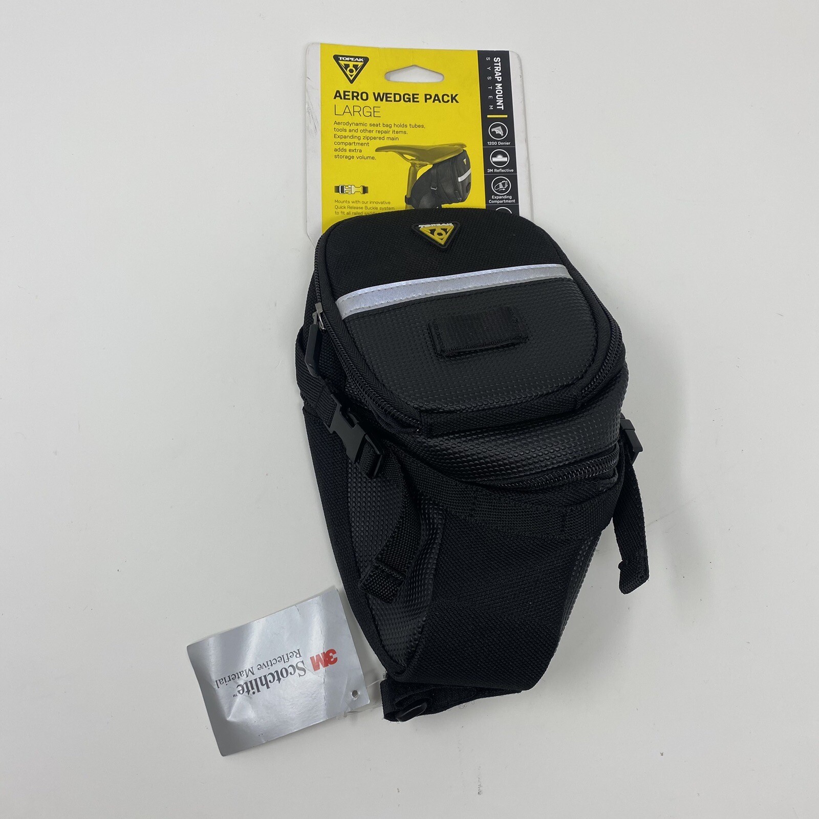 Topeak Aero Wedge Large Bike Seat Bag Pack Road Mountain New