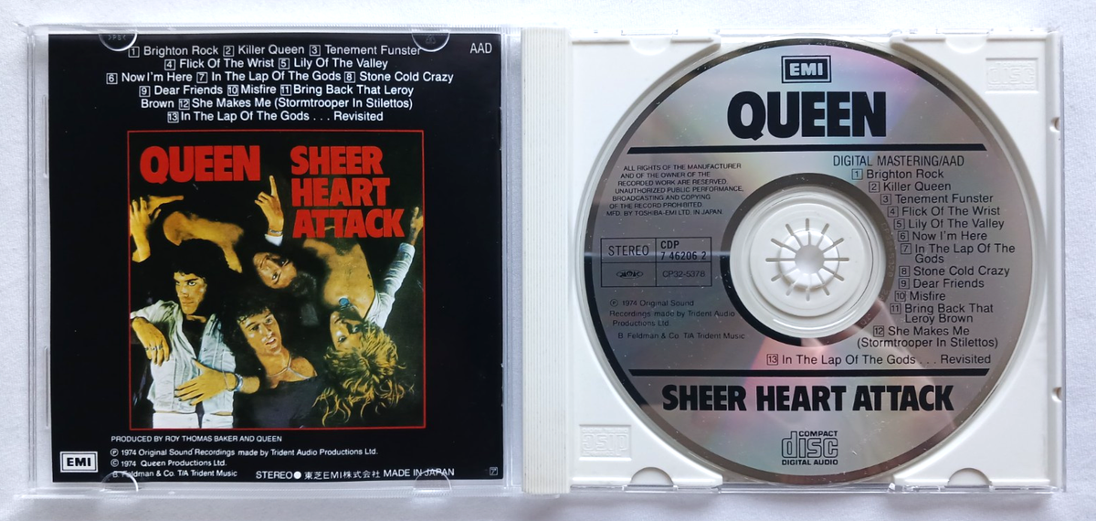 クイーンCD Sheer Heart Attack 【限定盤】(2SHM-CD) : QUEEN | HMV&BOOKS