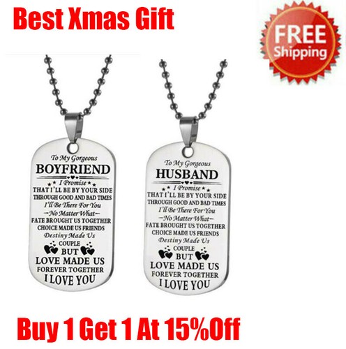 boyfriend dog tag necklace