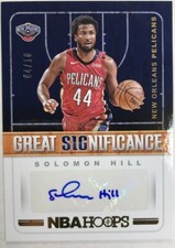 2018-19 Hoops Great Significance #GS-SH Solomon Hill Pelicans/Heat