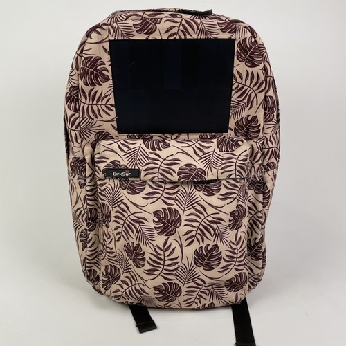 BirkSun Premium Solar Panel Battery Backpack Charge Your Devices On The Go