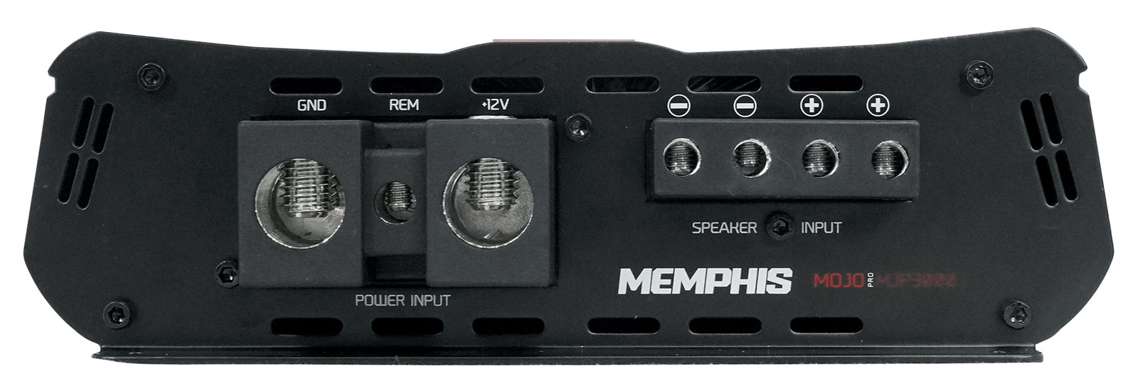 Автомобильный монофонический усилитель Memphis Audio MJP30001 мощностью 3000 Вт RMS при 1 Ом Mojo Pro Amp Пульт дистанционного управления