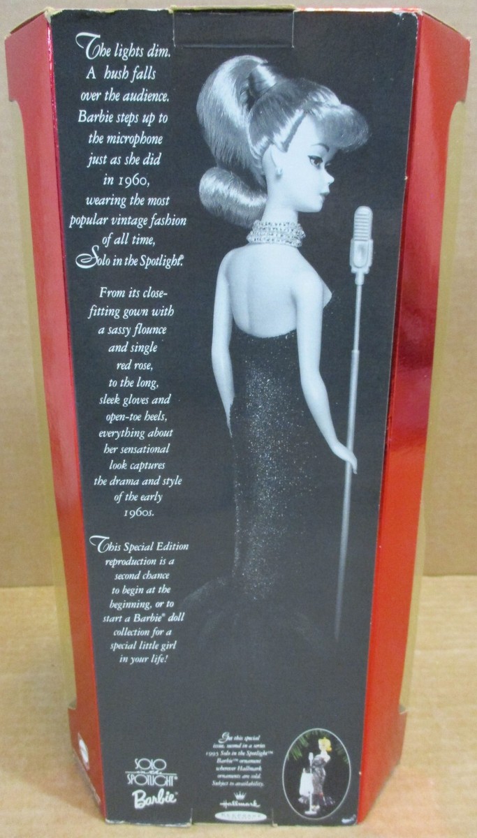 Solo In The Spotlight Barbie Doll Original 1960 Fashion Repro
