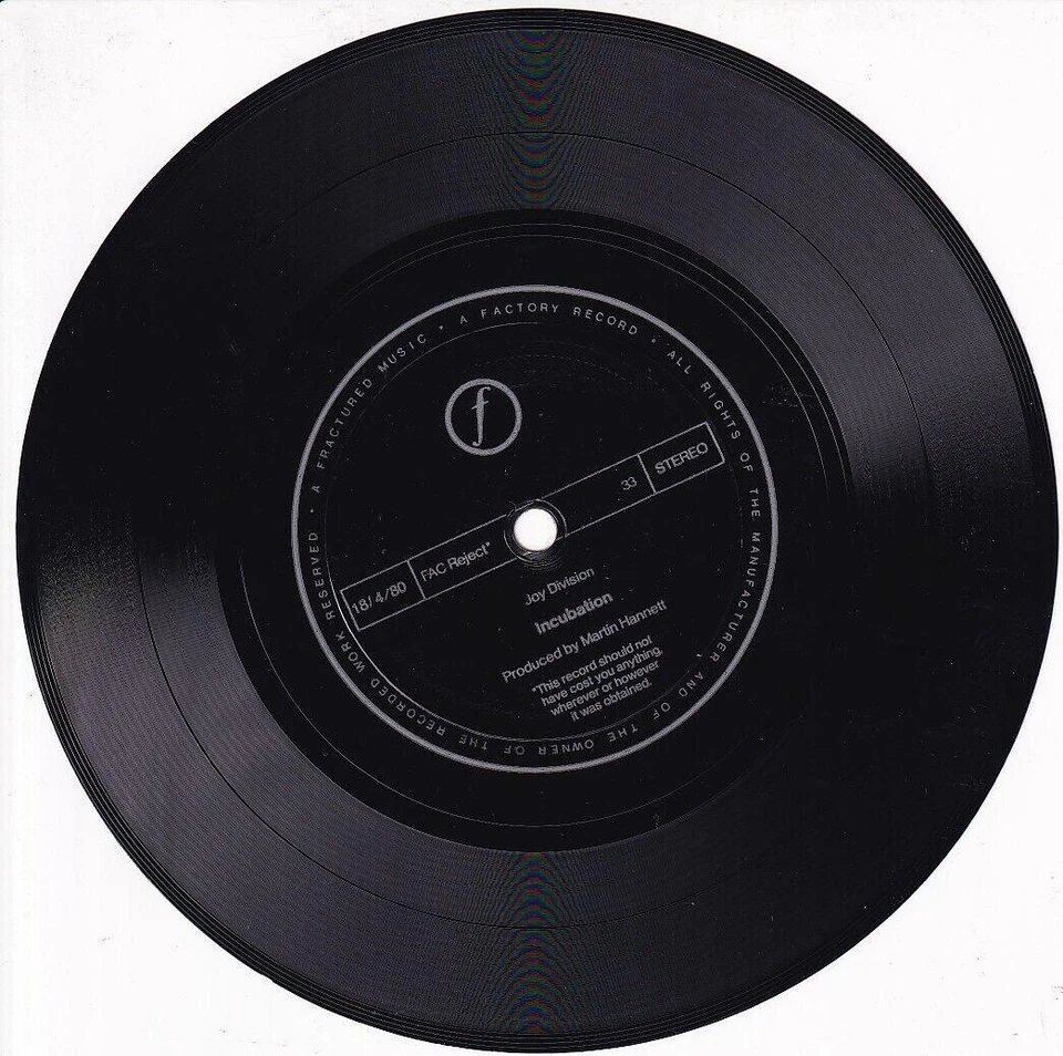 🎱 JOY DIVISION - Incubation & Komakino/As You Said - 7" Flexi 1980 UNGESPIELT🎱 - Bild 2 von 4