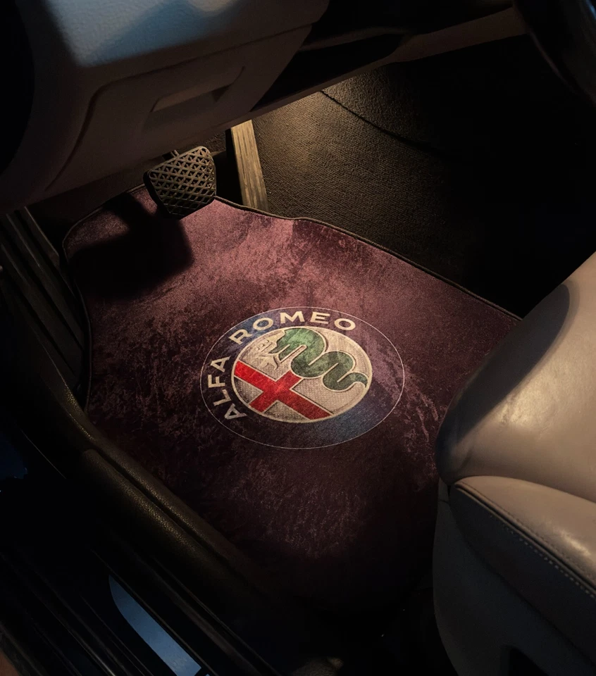 Car Floor Mat For Alfa Romeo Universal Car Mat Set 4 Pcs - Image 2 of 4