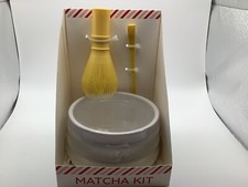 Plastic Matcha Kit With Ceramic Bowl NIB