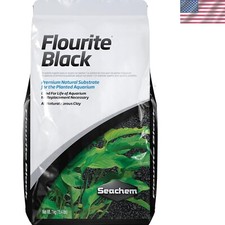 Professional-Grade Clay Gravel: Flourite Black Substrate for Fish Tanks 15.4 lbs