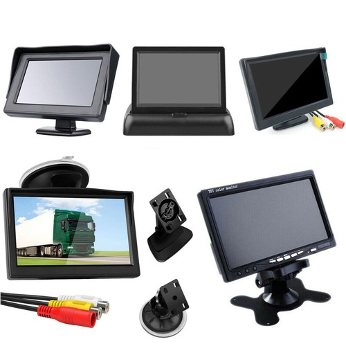 4.3''/5"/7'' LCD Screen Car Rear View Backup Monitor for Parking Reverse Camera - Picture 2 of 63