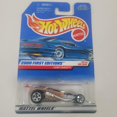 Mattel Hot Wheels 2000 First Editions 'Surf Crate' toy car