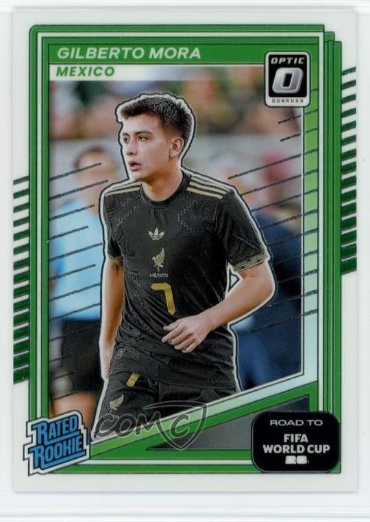 2025 Panini Donruss Road to FIFA World Cup Rated Rookie Optic Gilberto Mora 0jn9
