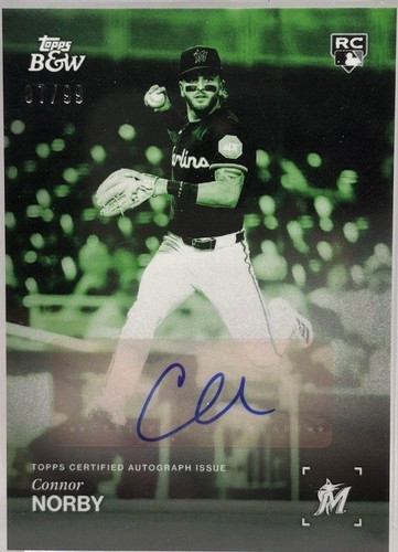 2025 Topps Diamond Icons Connor Norby Autograph /10 White 