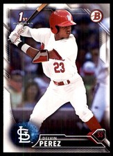 Delvin Perez 2016 Bowman Draft #BDC-31 Cardinals MLB READ FREE SHIP AutographDen
