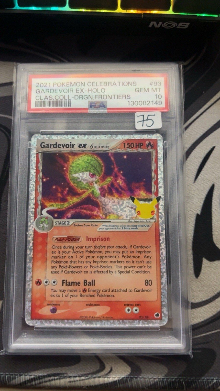 Gardevoir ex 93/101 Pokemon Celebrations Classic Collection - PSA 10 Gem Mint