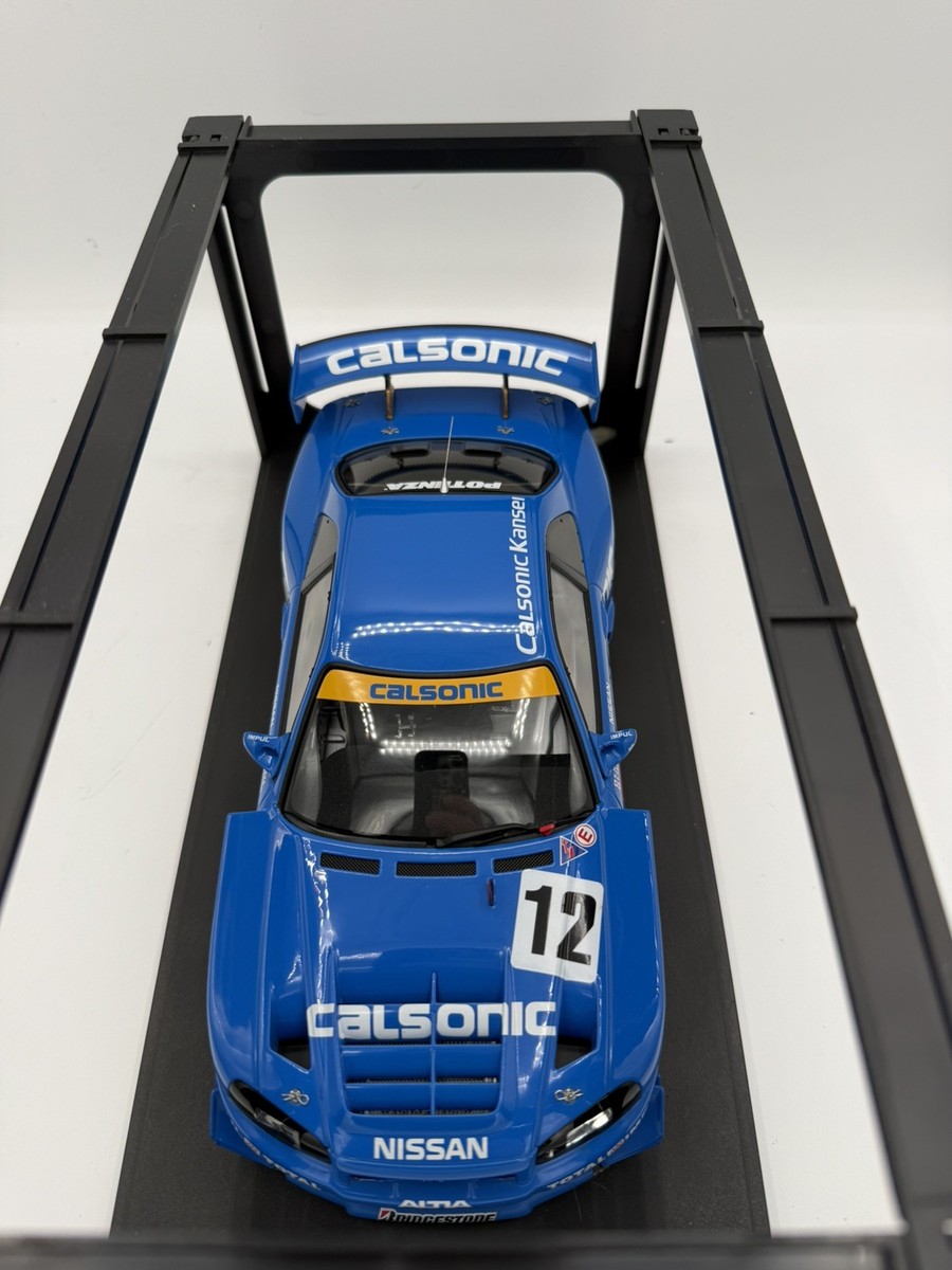 Autoart 1/18 Nissan Calsonic JGTC 2002 Blue Diecast Model | eBay