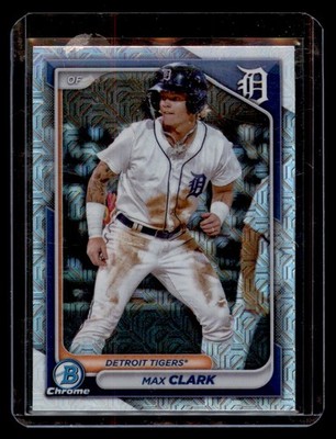 Max Clark 2024 Bowman Chrome Mojo Refractors Detroit Tigers #BCP-74