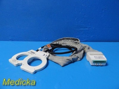 GE 212-7315 Dual 3  Round MRI Surface Coil Set (Qty 2) W/ Single Connector~39001