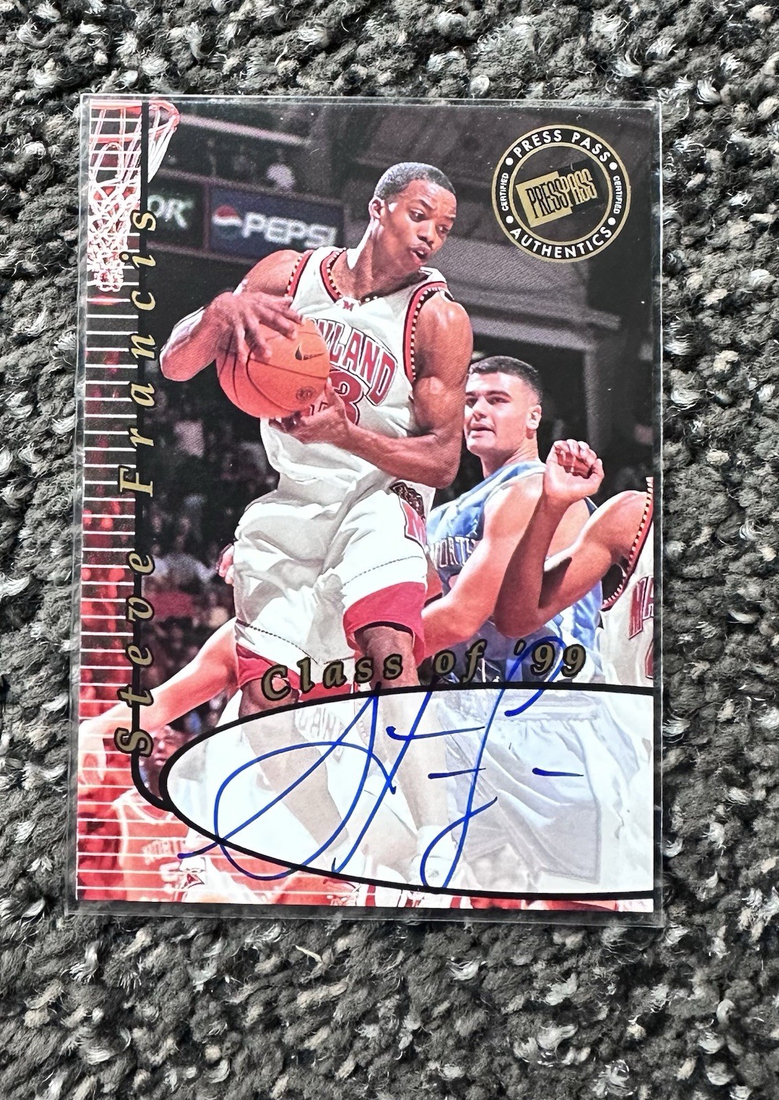 2000 Press Pass - Autograph Steve Francis Auto