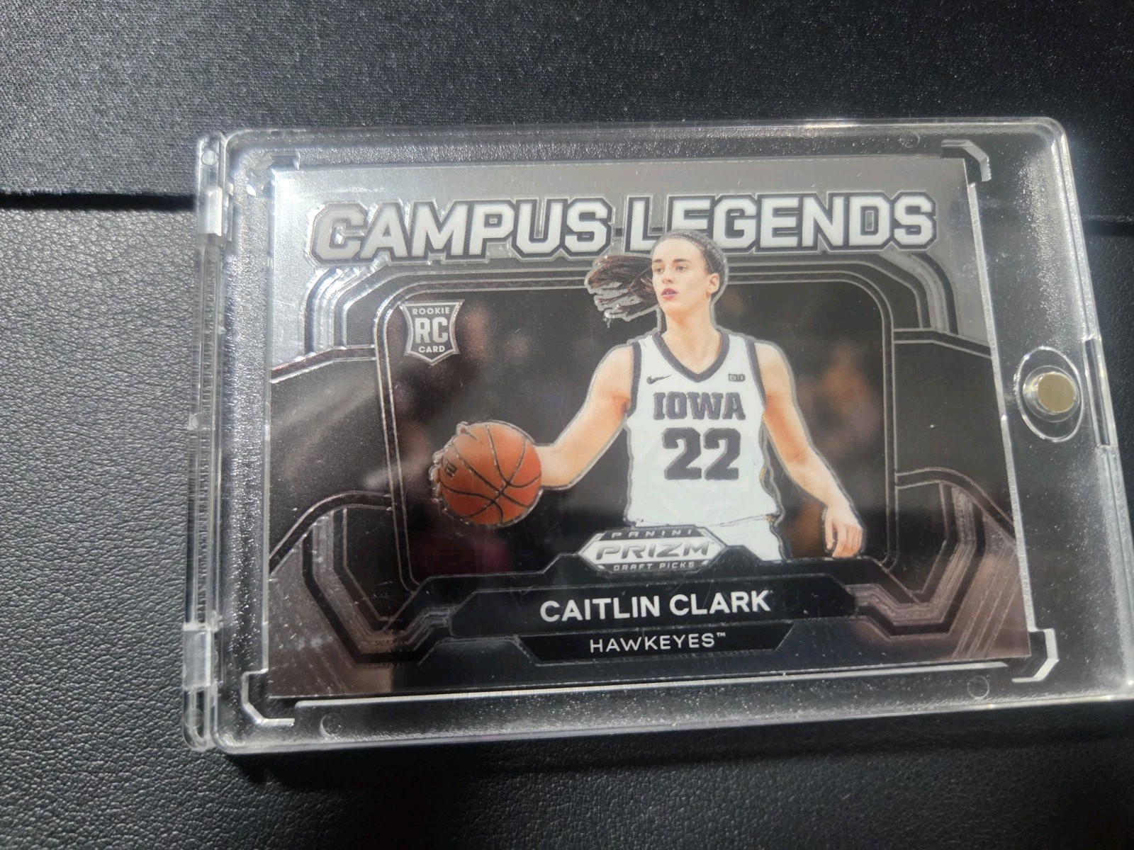 2024 Panini Prizm Draft Picks Campus Legends Caitlin Clark #5 Silver Prizm (RC)