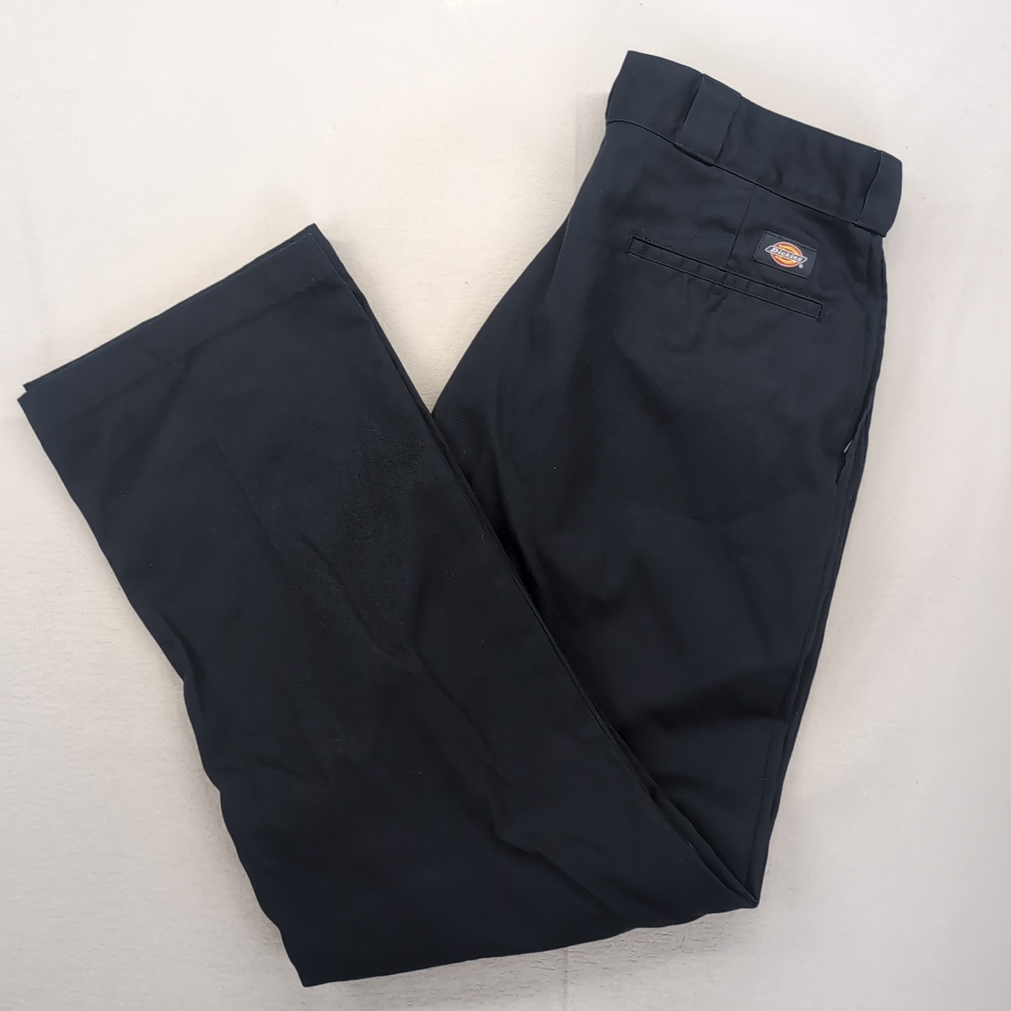 Dickies 874 Original Fit Work Pants 36x32 Navy Blue Straight Leg Durable Mens