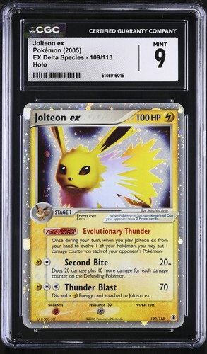 Jolteon ex graded CGC 9 for sale on eBay