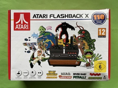 ATARI Flashback 110 Spiele KONSOLE Set KOMPLETT + OVP Box Controller w NEU 3 2 1