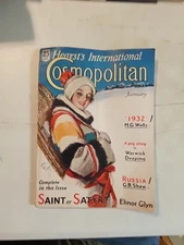 Vintage Hearst's International Cosmopolitan Magazine. January 1932