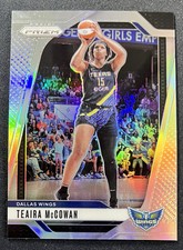 Teaira McCowan 2024 Panini Prizm WNBA SILVER PRIZM Card #105 DALLAS WINGS
