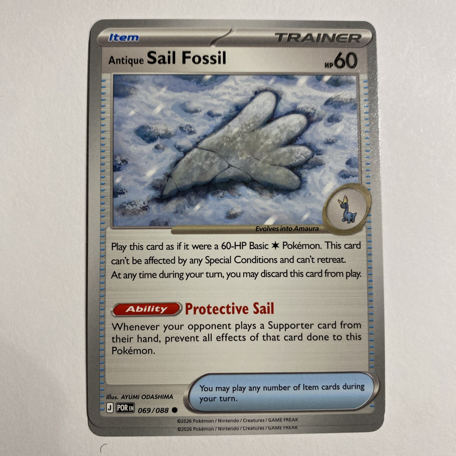 Antique Sail Fossil 069/088 Me03: Perfect Order Regular