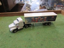 VINTAGE MATCHBOX CONVOY MACK CH500 TRUCK & TRAILER PEPSI CY-39  1/87 1990