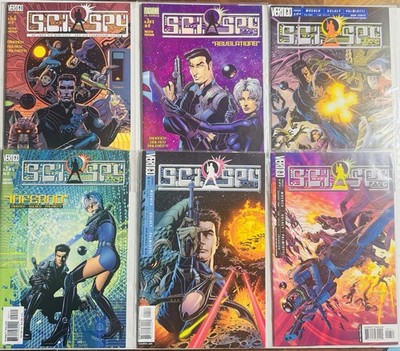 Sci Spy lot #1-6 complete set 2002 Vertigo DC Comics Moench Gulacy sci-fi 