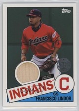 2020 Topps 1985 Topps Baseball Relics Francisco Lindor #85R-FL 1dm4