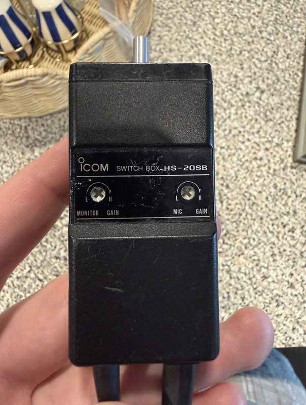 Icom HS-20SB HF Switch Box for IC-701 Ham Transceiver, Adjustable Gain Plug-In