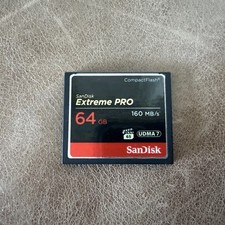SanDisk 64GB Extreme PRO 160MB/S CompactFlash CF Memory Card UDMA 7