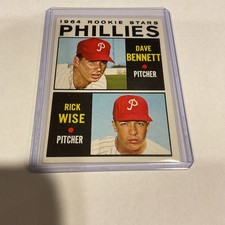 RICK WISE 1964 Topps #561 Near MT-Mint Rookie Card RC Dave Bennett