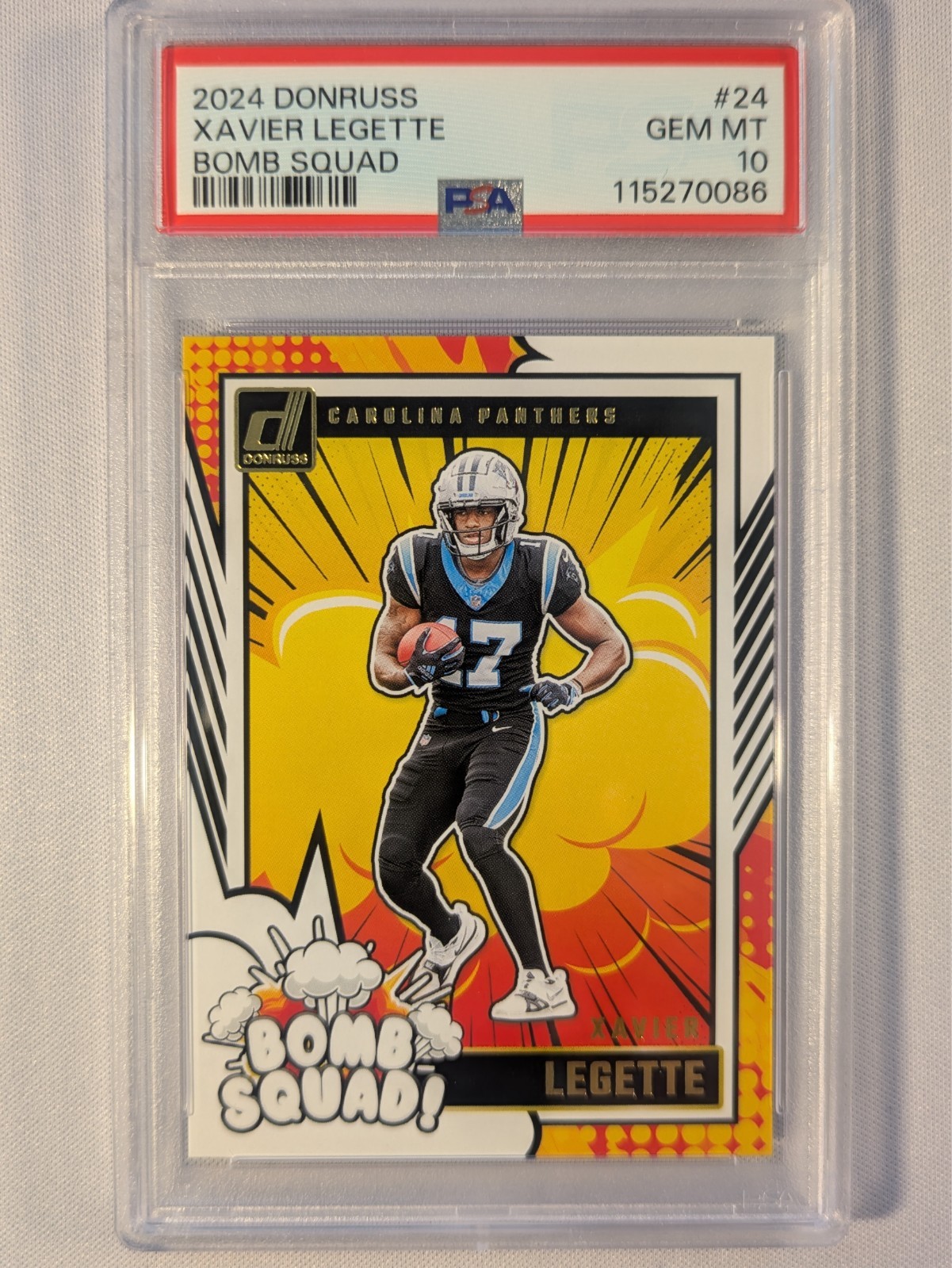 Xavier Legette Panini Donruss Bomb Squad #24 Base