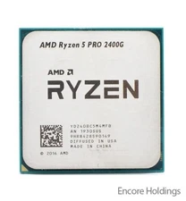 AMD Ryzen 5 Pro 2400G Desktop Processor - 4-Cores - 3.6 GHz Base YD240BC5M4MFB