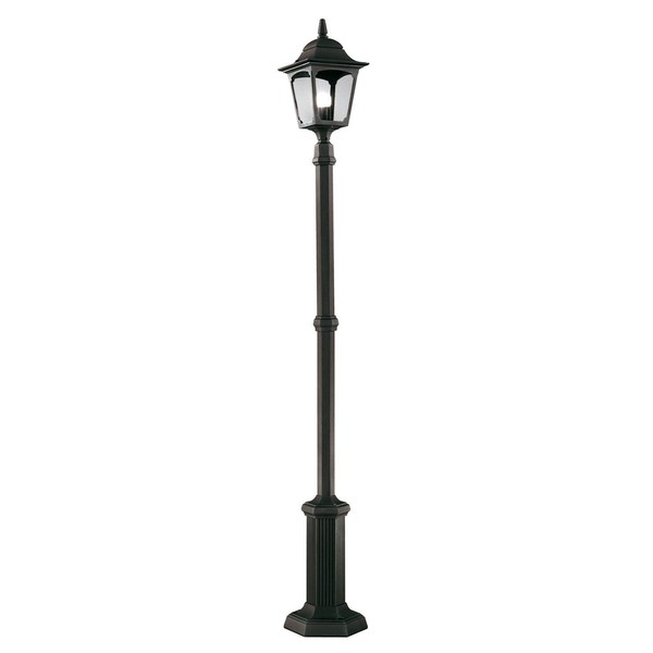 Mastleuchte Schwarz 179Cm Hoch IP44 E27 Aus Aluminium AußEn Garten Weg Lampe-image