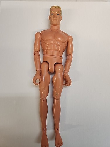 Figura de acción GI JOE 1996 cabello rubio plano - manos agarradas G417 - Imagen 2 de 4