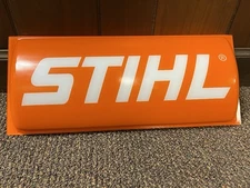 Genuine Original Stihl Chainsaw Advertising Light Sign Cover Panel 17”x7”