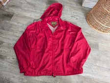 Vtg Deadstock Eddie Bauer Windbreaker Jacket Mens L 80's Hooded Full Zip NWOT