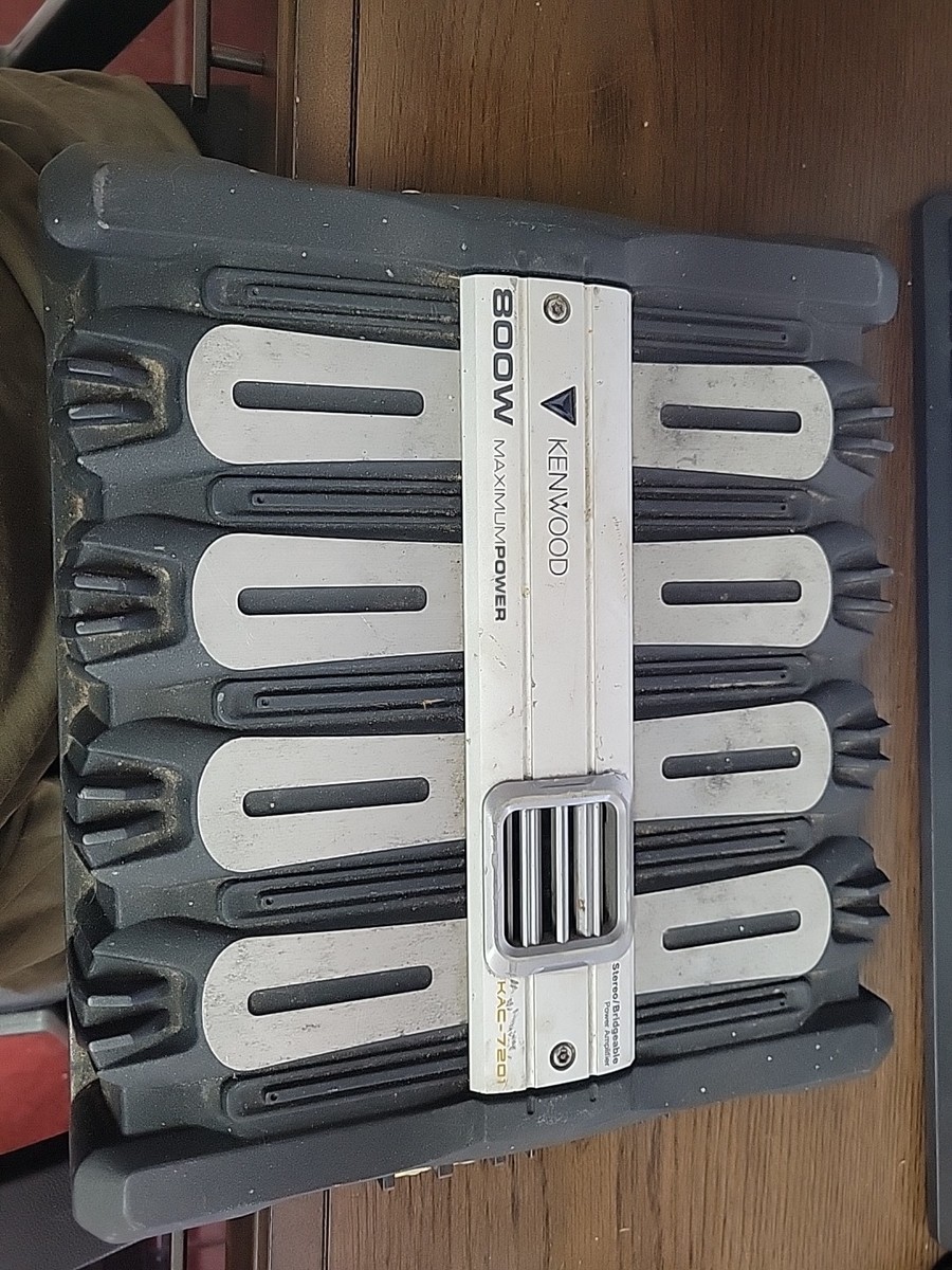 Kenwood KAC-7201 Bridgeable Amplifier Untested Selling For Parts