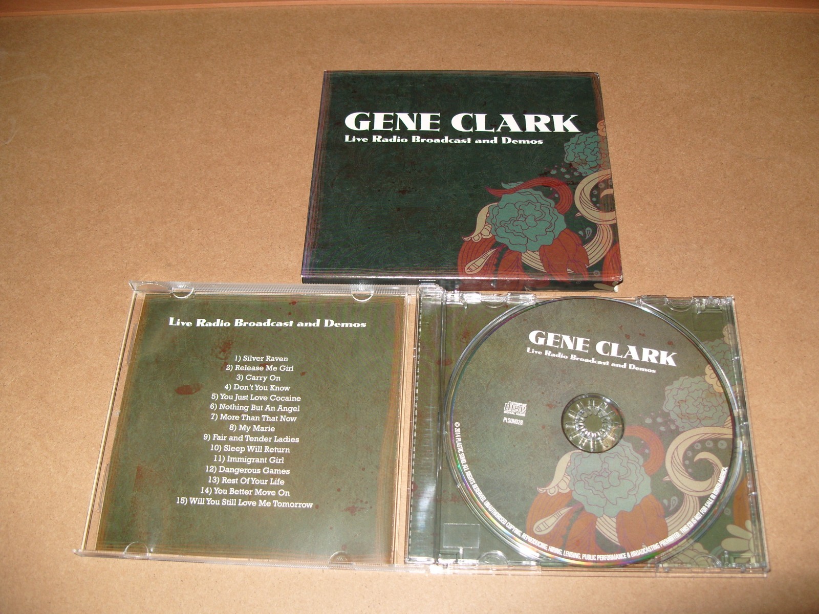 Gene Clark -Live Radio Broadcast and Demos CD EXCELLENT/BOOKLET HAS SOME CREASIN