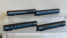 Graham Farish N Gauge BR Blue/Grey Mark 3 Mk3 HST Intercity 125 Coaches x4