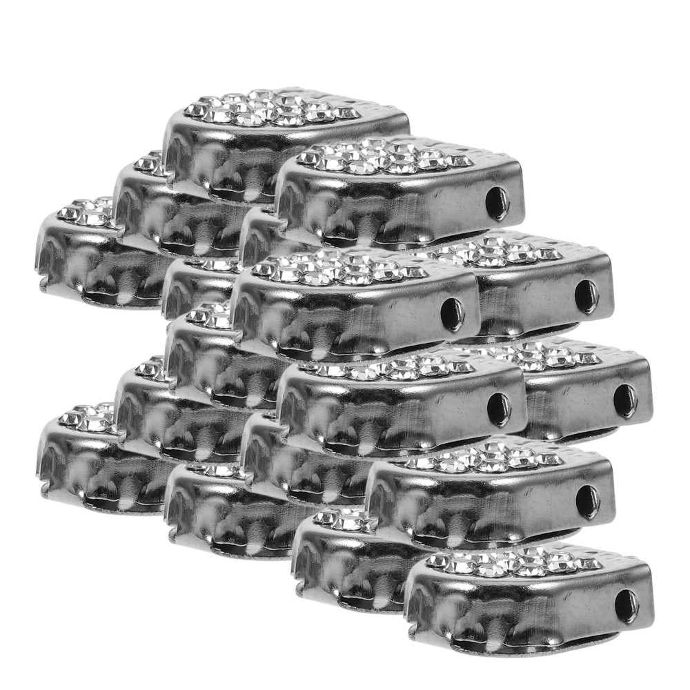 APL 20 pezzi non c'è bisogno di allacciare laccio fibbia sneaker bambini lucchetti per sneakers